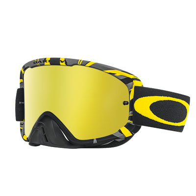 Oakley O2 MX Goggle Intimidator Gunmetal Yellow/24k Iridium Lens Oakley O2 MX Goggle Intimidator Gunmetal Yellow/24k Iridium Lens