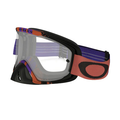 Oakley O2 MX Goggle Pinned Race Warm Red Purple Frame/Clear Lens Oakley O2 MX Goggle Pinned Race Warm Red Purple Frame/Clear Lens