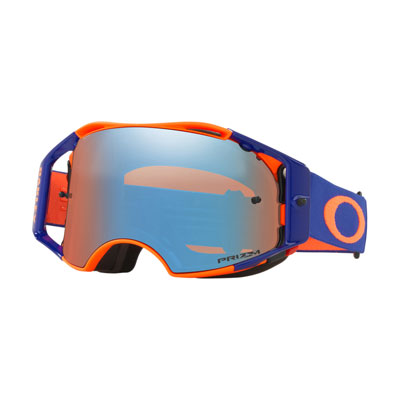 Oakley Airbrake Goggle Flo Orange Blue Frame/Prizm MX Sapphire Iridium Lens Oakley Airbrake Goggle Flo Orange Blue Frame/Prizm MX Sapphire Iridium Lens