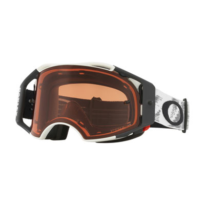 Oakley Airbrake Goggle Matte White Speed Frame/Prizm MX Bronze Lens Oakley Airbrake Goggle Matte White Speed Frame/Prizm MX Bronze Lens