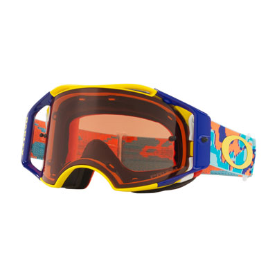 Oakley Airbrake Goggle Thermo Camo Org Blue Frame/Prizm MX Bronze Lens Oakley Airbrake Goggle Thermo Camo Org Blue Frame/Prizm MX Bronze Lens