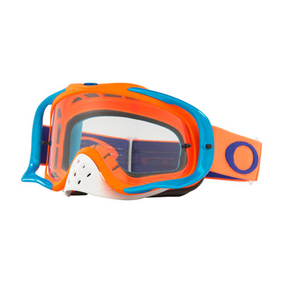 Oakley Crowbar Goggle Flo Orange Blue Frame/Clear Lens Oakley Crowbar Goggle Flo Orange Blue Frame/Clear Lens