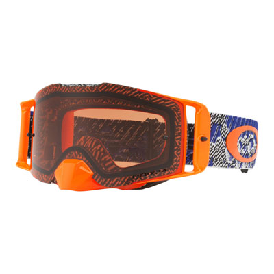 Oakley Front Line Goggle Dazzle Dyno Blue Orange Frame/Prizm Bronze Lens Oakley Front Line Goggle Dazzle Dyno Blue Orange Frame/Prizm Bronze Lens
