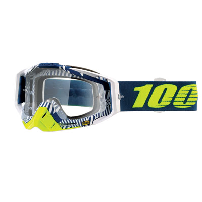 100% Racecraft Goggle Eclipse Frame/Clear Lens 100% Racecraft Goggle Eclipse Frame/Clear Lens
