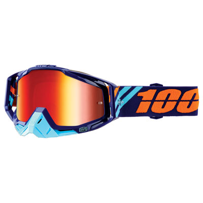 100% Racecraft Goggle Calculus Navy Frame/Silver Mirror Lens 100% Racecraft Goggle Calculus Navy Frame/Silver Mirror Lens