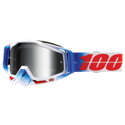 100% Racecraft Goggle Fourth Frame/Silver Mirror Lens 100% Racecraft Goggle Fourth Frame/Silver Mirror Lens