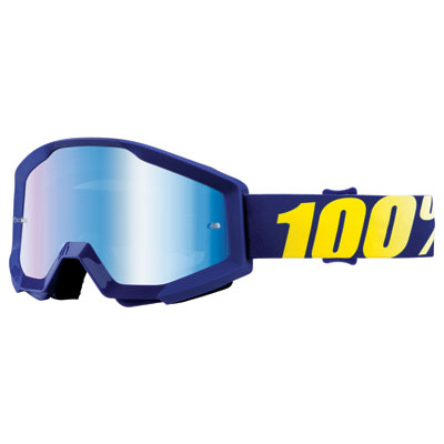 100% Strata Goggle Hope Frame/Blue Mirror Lens 100% Strata Goggle Hope Frame/Blue Mirror Lens