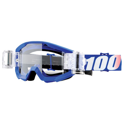 100% Strata SVS Roll-Off Goggle Nation Frame/Clear Lens 100% Strata SVS Roll-Off Goggle Nation Frame/Clear Lens