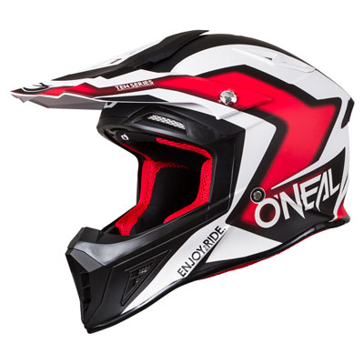 O’Neal Racing 10 Series Flow-True Helmet Large Black/Red O’Neal Racing 10 Series Flow-True Helmet Large Black/Red
