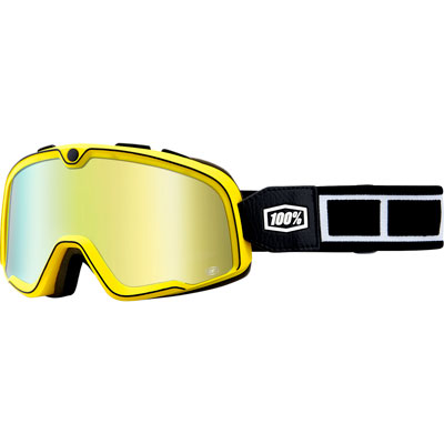 100% Barstow Goggle Burnworth Frame/Gold Mirror Lens 100% Barstow Goggle Burnworth Frame/Gold Mirror Lens