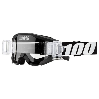 100% Strata SVS Roll-Off Goggle Outlaw Frame/Clear Lens 100% Strata SVS Roll-Off Goggle Outlaw Frame/Clear Lens