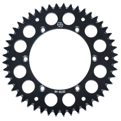 Primary Drive Rear Aluminum Sprocket 36 Tooth Black for Yamaha YFZ450R 2009-2018