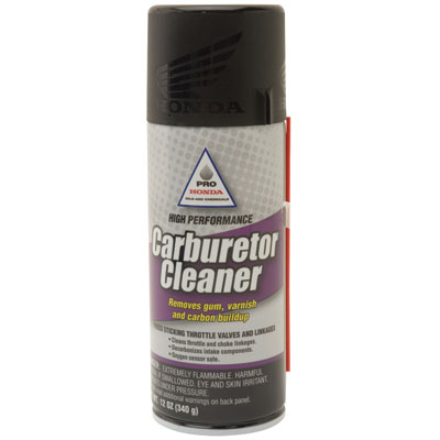 Pro Honda Carburetor Cleaner (Non-Chlorinated, 50 State Legal) 12 oz. Pro Honda Carburetor Cleaner (Non-Chlorinated, 50 State Legal) 12 oz.