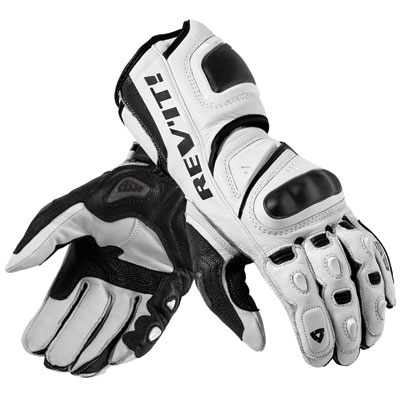 REV'IT! Jerez Pro Summer Motorcycle Gloves Large White/Black REV'IT! Jerez Pro Summer Motorcycle Gloves Large White/Black