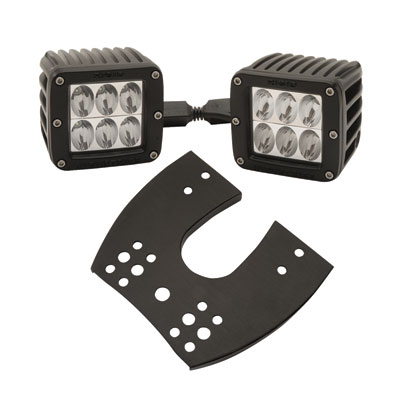 Rigid Industries Dually D2 LED Lights with ATV Mount 3 x3 Drive Beam Rigid Industries Dually D2 LED Lights with ATV Mount 3 x3 Drive Beam
