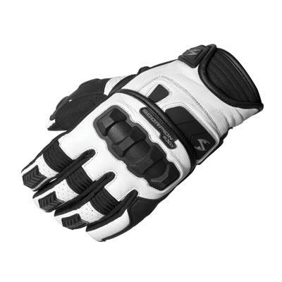 Scorpion Klaw II Motorcycle Gloves Medium White Scorpion Klaw II Motorcycle Gloves Medium White