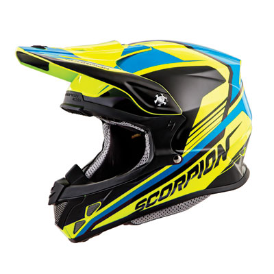 Scorpion VX-R70 Ascend Helmet XX-Large Neon/Blue Scorpion VX-R70 Ascend Helmet XX-Large Neon/Blue
