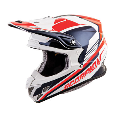 Scorpion VX-R70 Ascend Helmet X-Large Neon Red/Blue Scorpion VX-R70 Ascend Helmet X-Large Neon Red/Blue