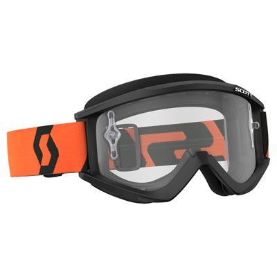 Scott Recoil Xi Goggle Black-Orange Frame/Clear Works Lens Scott Recoil Xi Goggle Black-Orange Frame/Clear Works Lens