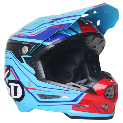 6D ATR-2 Circuit Helmet X-Small Neon Blue 6D ATR-2 Circuit Helmet X-Small Neon Blue