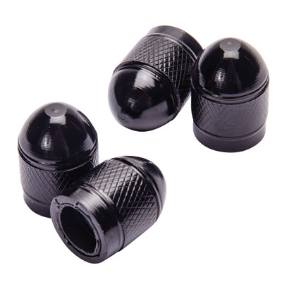 Slime Aluminum Valve Caps Black Anodized Slime Aluminum Valve Caps Black Anodized