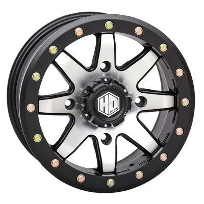 4//156 Method Race Wheels 401 Beadlock Wheel 15x7 4.0 3.0 Matte Black for Polaris RANGER RZR XP 1000 2014-2018