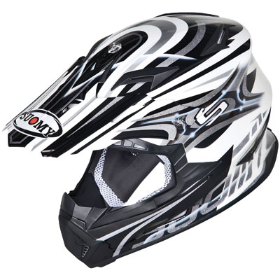 Suomy Rumble Vision Helmet Medium Silver Suomy Rumble Vision Helmet Medium Silver