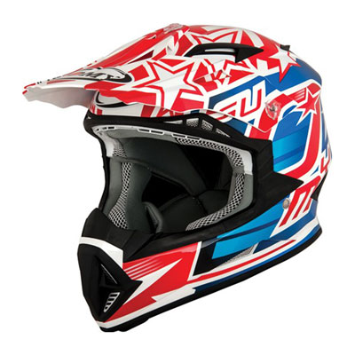Suomy Rumble Freedom Helmet Large Red/Blue Suomy Rumble Freedom Helmet Large Red/Blue