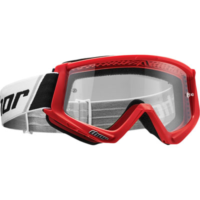 Thor Combat Goggle Red/Black Thor Combat Goggle Red/Black