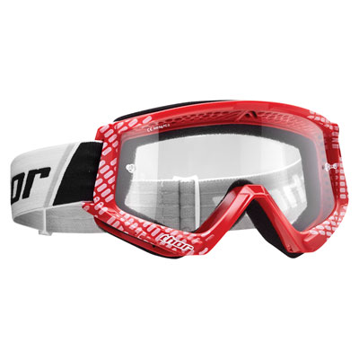 Thor Combat Goggle Cap Red/White Thor Combat Goggle Cap Red/White