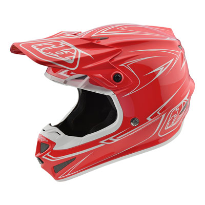 Troy Lee SE4 Pinstripe Helmet Small Red Troy Lee SE4 Pinstripe Helmet Small Red