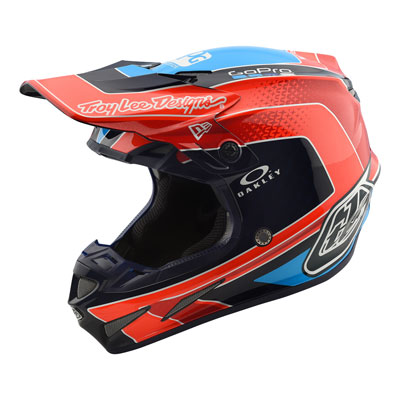 Troy Lee SE4 Squadra Team Carbon Helmet Small Orange Troy Lee SE4 Squadra Team Carbon Helmet Small Orange