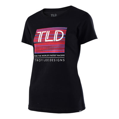 Troy Lee Women's Electro T-Shirt Medium Black Troy Lee Women's Electro T-Shirt Medium Black