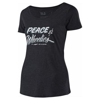 Troy Lee Women's Take It Easy T-Shirt Large Vintage Black Troy Lee Women's Take It Easy T-Shirt Large Vintage Black