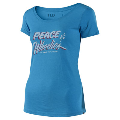 Troy Lee Women's Take It Easy T-Shirt Medium Vintage Turquoise Troy Lee Women's Take It Easy T-Shirt Medium Vintage Turquoise