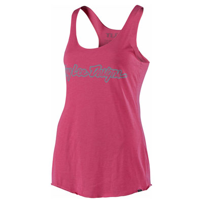Troy Lee Women's Signature Tank Medium Vintage Pink Troy Lee Women's Signature Tank Medium Vintage Pink