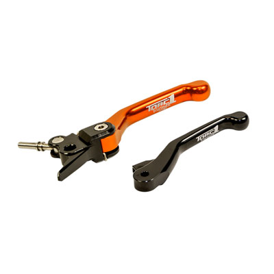 TORC1 Racing Vengeance V2 Flex Clutch Lever Black/Orange TORC1 Racing Vengeance V2 Flex Clutch Lever Black/Orange