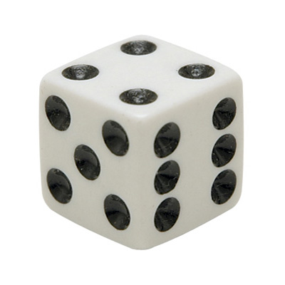 Trik Topz Dice Valve Caps White Trik Topz Dice Valve Caps White