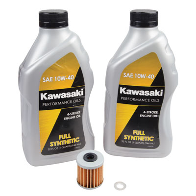Tusk 4-Stroke Oil Change Kit Kawasaki Full Synthetic 10W-40 Tusk 4-Stroke Oil Change Kit Kawasaki Full Synthetic 10W-40