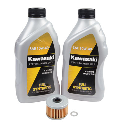 Tusk 4-Stroke Oil Change Kit Kawasaki Full Synthetic 10W-40 Tusk 4-Stroke Oil Change Kit Kawasaki Full Synthetic 10W-40