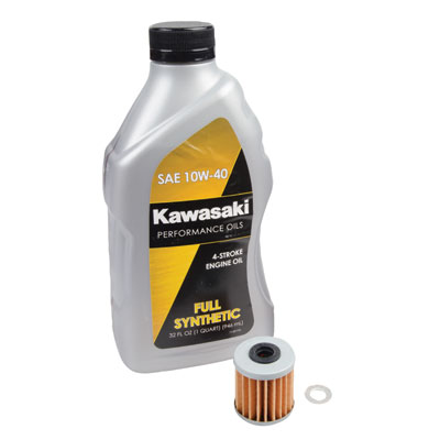 Tusk 4-Stroke Oil Change Kit Kawasaki Full Synthetic 10W-40 Tusk 4-Stroke Oil Change Kit Kawasaki Full Synthetic 10W-40
