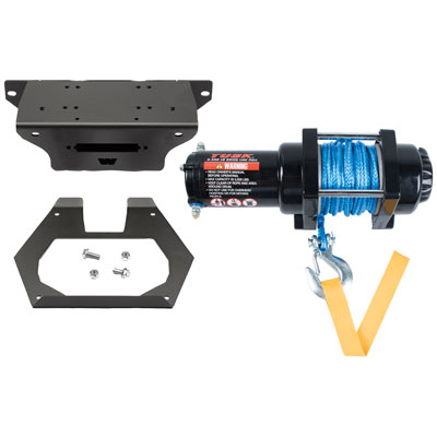 Tusk Winch with Synthetic Rope and Mount Plate