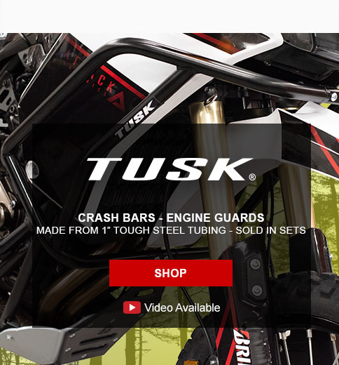 Tusk Crash Bars - Engine Guards - Made from 1" tough steel tubing - Sold in sets - SHOP - Video available
