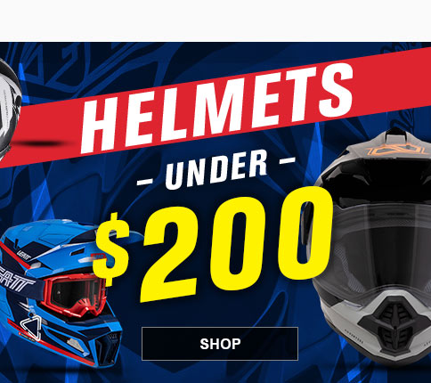 Helmets under $200 - SHOP