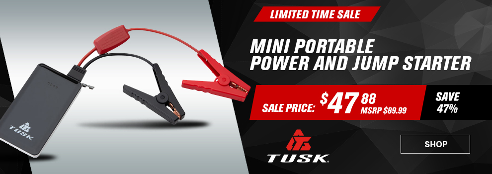 Tusk Mini Power and Jump Starter Sale