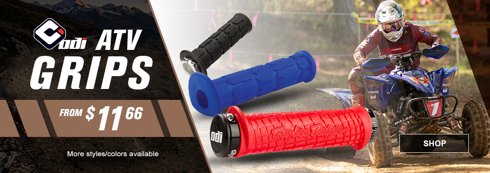 ODI ATV Grips, from $11 and 66 cents, more styles and colors available, link, shop