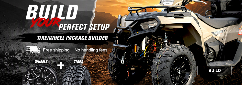 Build your perfect setup, tire/wheel package builder, free shipping plus no handling fees, wheels plus tires, link, build