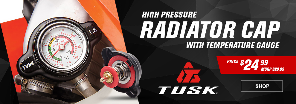 Tusk High Pressure Radiator Cap with Temp Gauge
