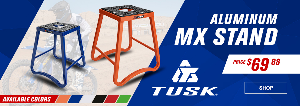 Tusk Aluminum MX Stand, price $69 and 88 cents, link, shop