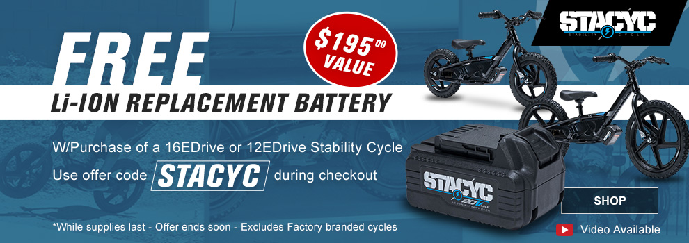 Stacyc Free Battery Offer